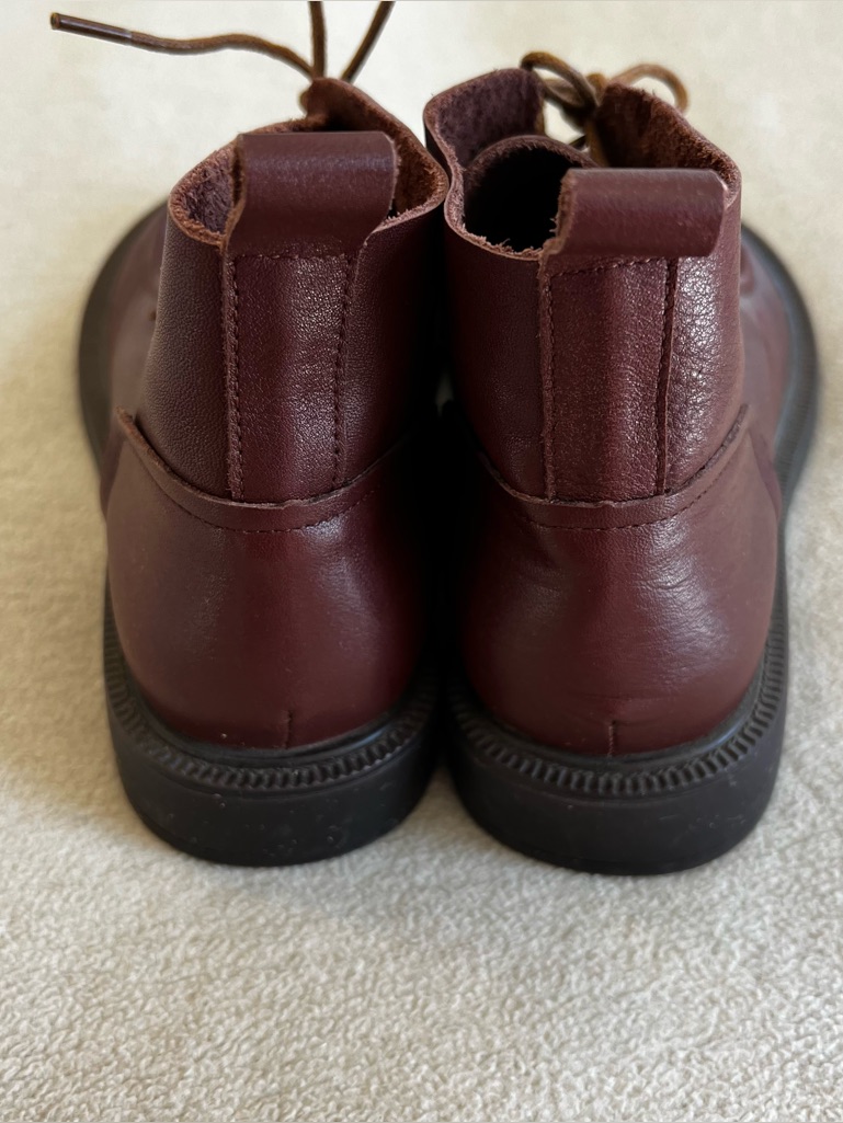 Dwarves Handmade Leather Lace Up Ankle Boots Brown Size 7 — image 5 of 8